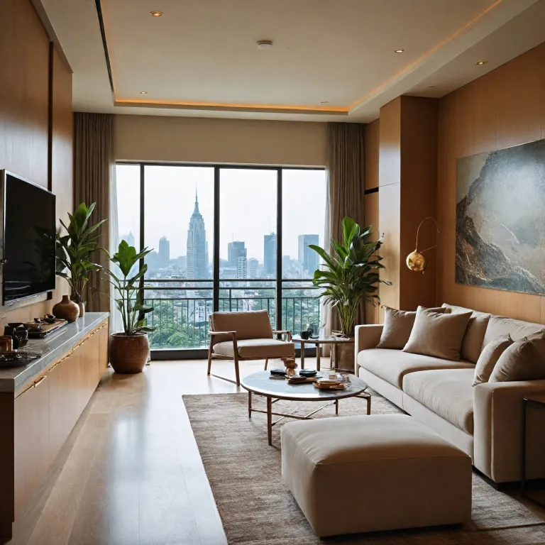 Elegant 2 bedroom suites in Bangkok Thailand for refined urban stays