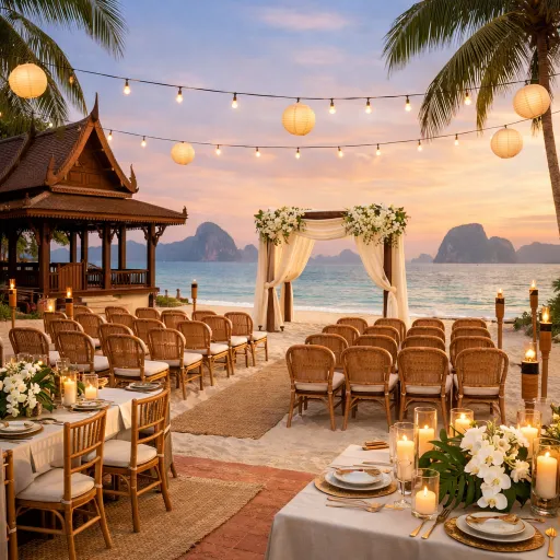 Planning a thailand destination wedding in refined coastal elegance