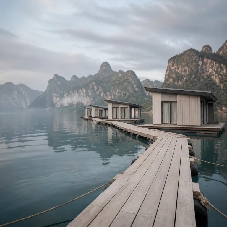Khao Sok floating bungalows for a serene lake escape in Thailand